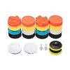 19/22/25pcs Car Polishing Pads Kit 3in with Adapter 2 in 1 for Polishing C