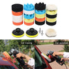 19/22/25pcs Car Polishing Pads Kit 3in with Adapter 2 in 1 for Polishing D