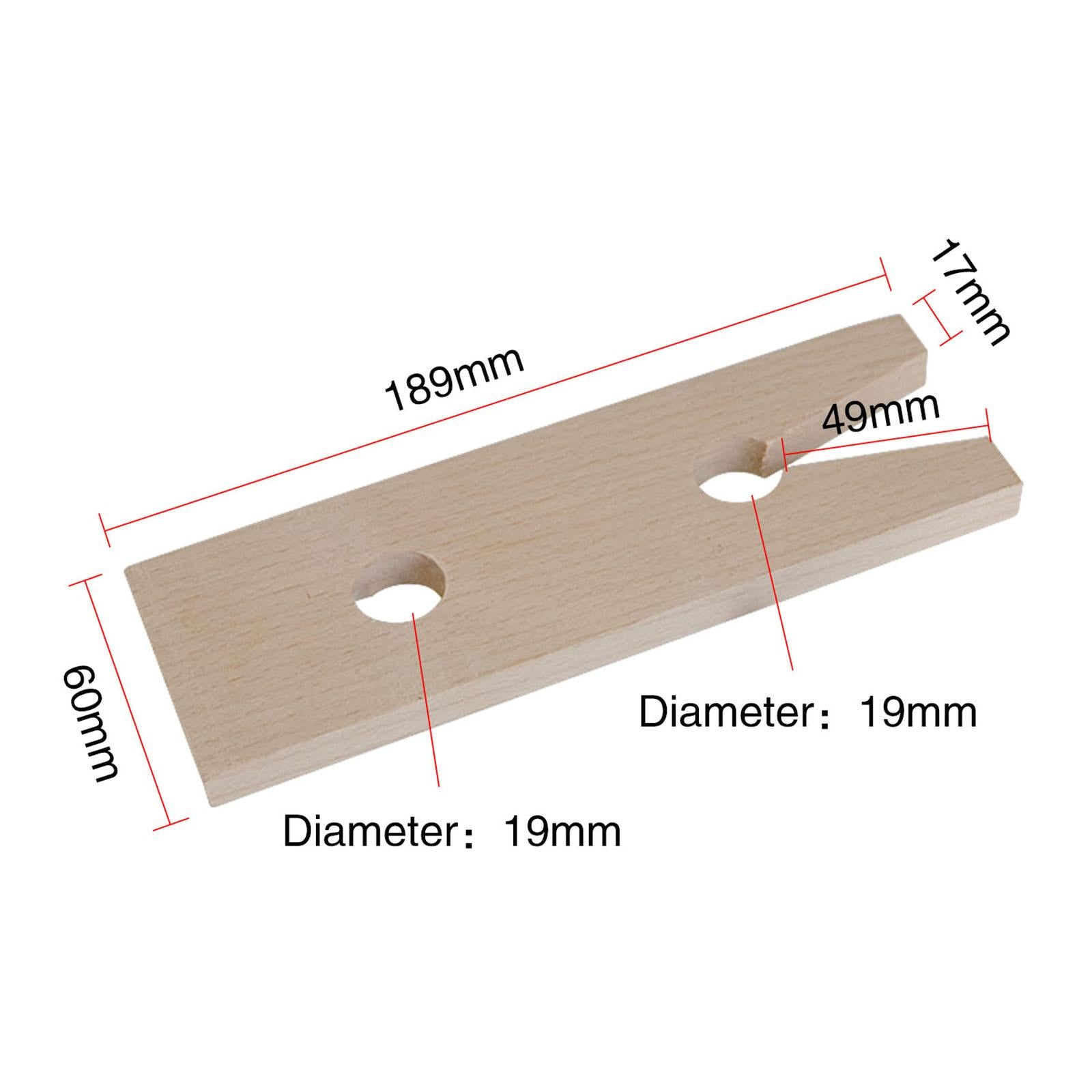 Bench Pin Clamp V Shape Slot Jewelers Block Jewelry Making Workbench Clip