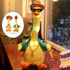 Plush Toy Dancing Duck Record and Speaking Toy Swing Doll A Chinese Battery