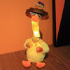 Plush Toy Dancing Duck Record and Speaking Toy Swing Doll A Chinese Battery