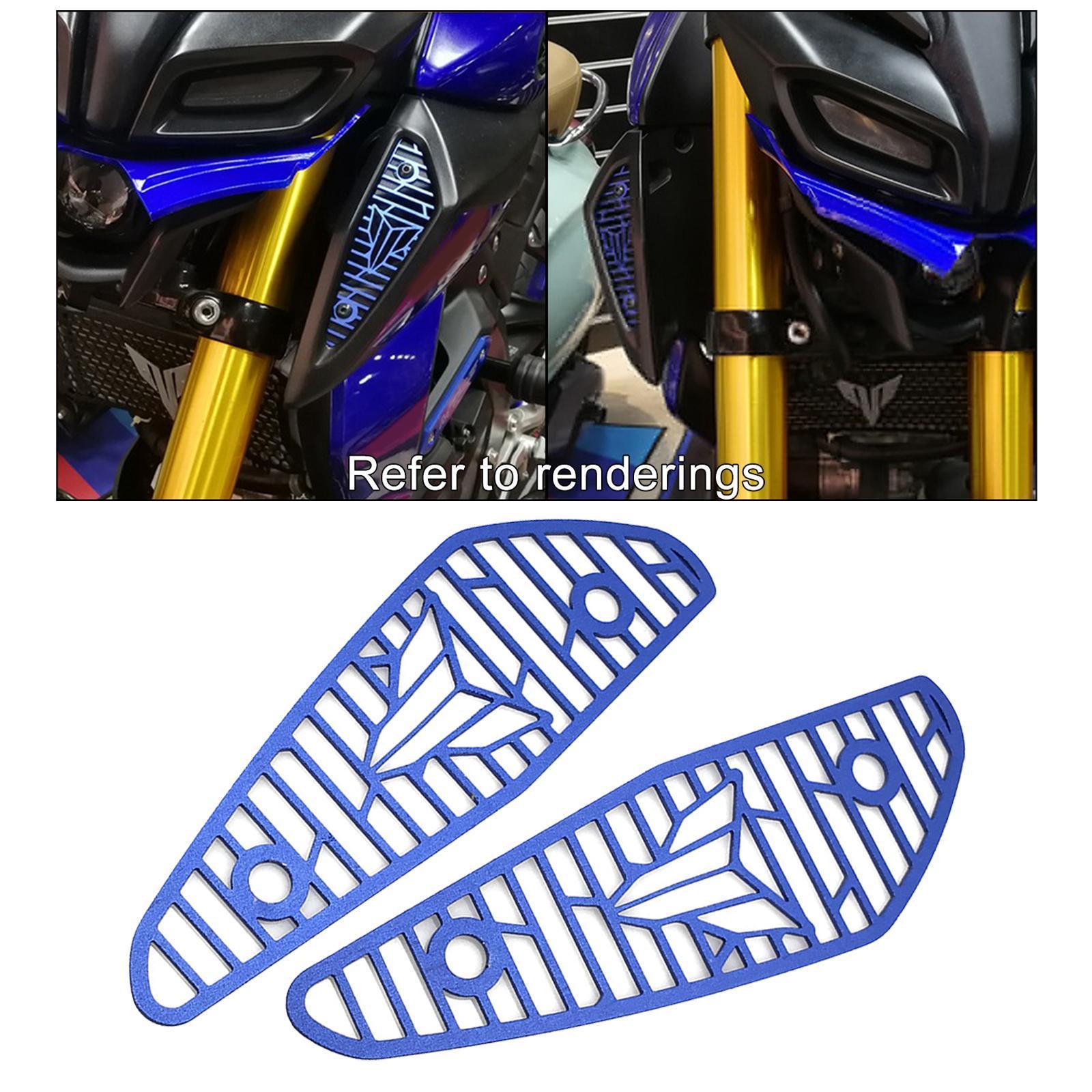 2pcs Motorcycle Air Intake Cover Guard For Yamaha MT-15 18-20  Blue