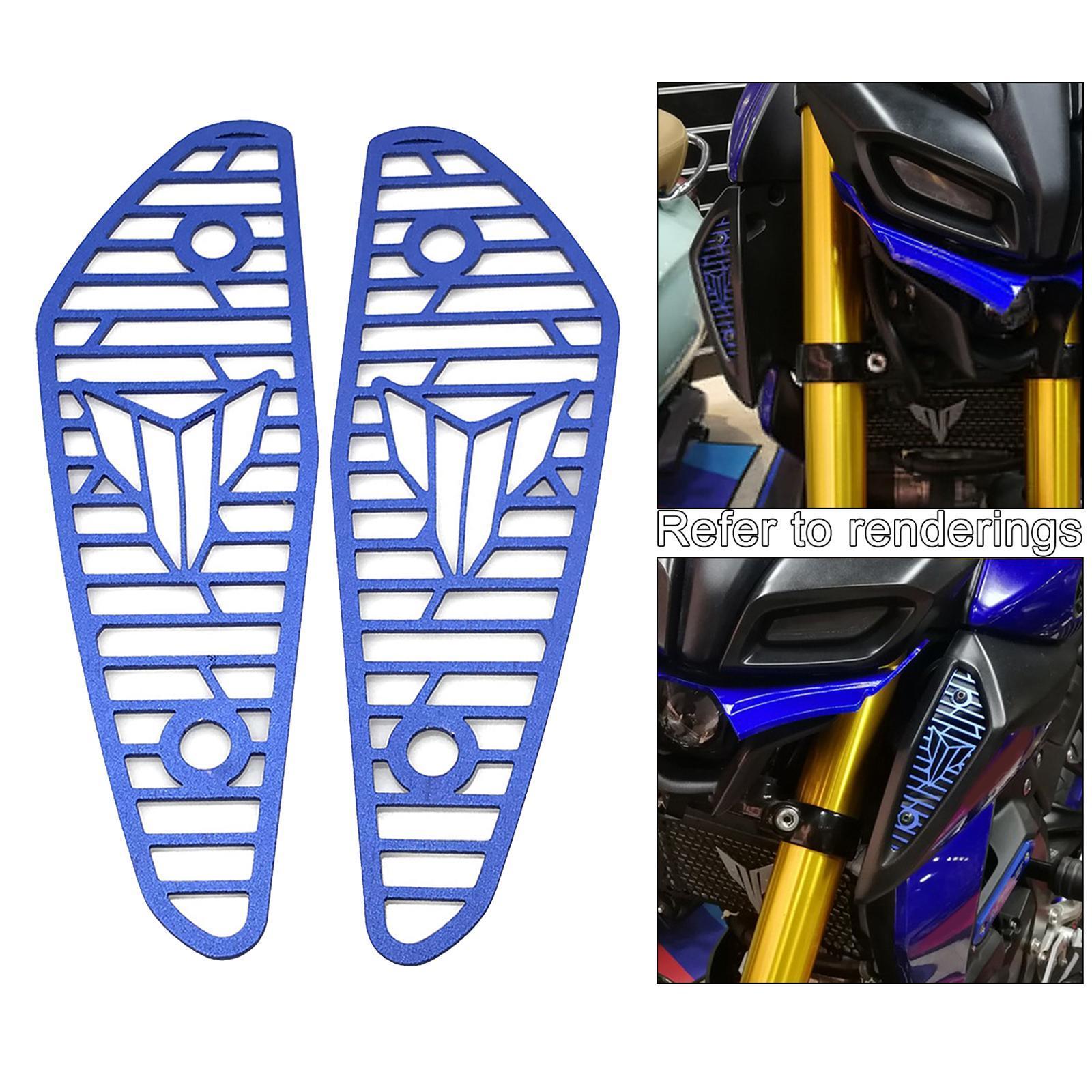 2pcs Motorcycle Air Intake Cover Guard For Yamaha MT-15 18-20  Blue