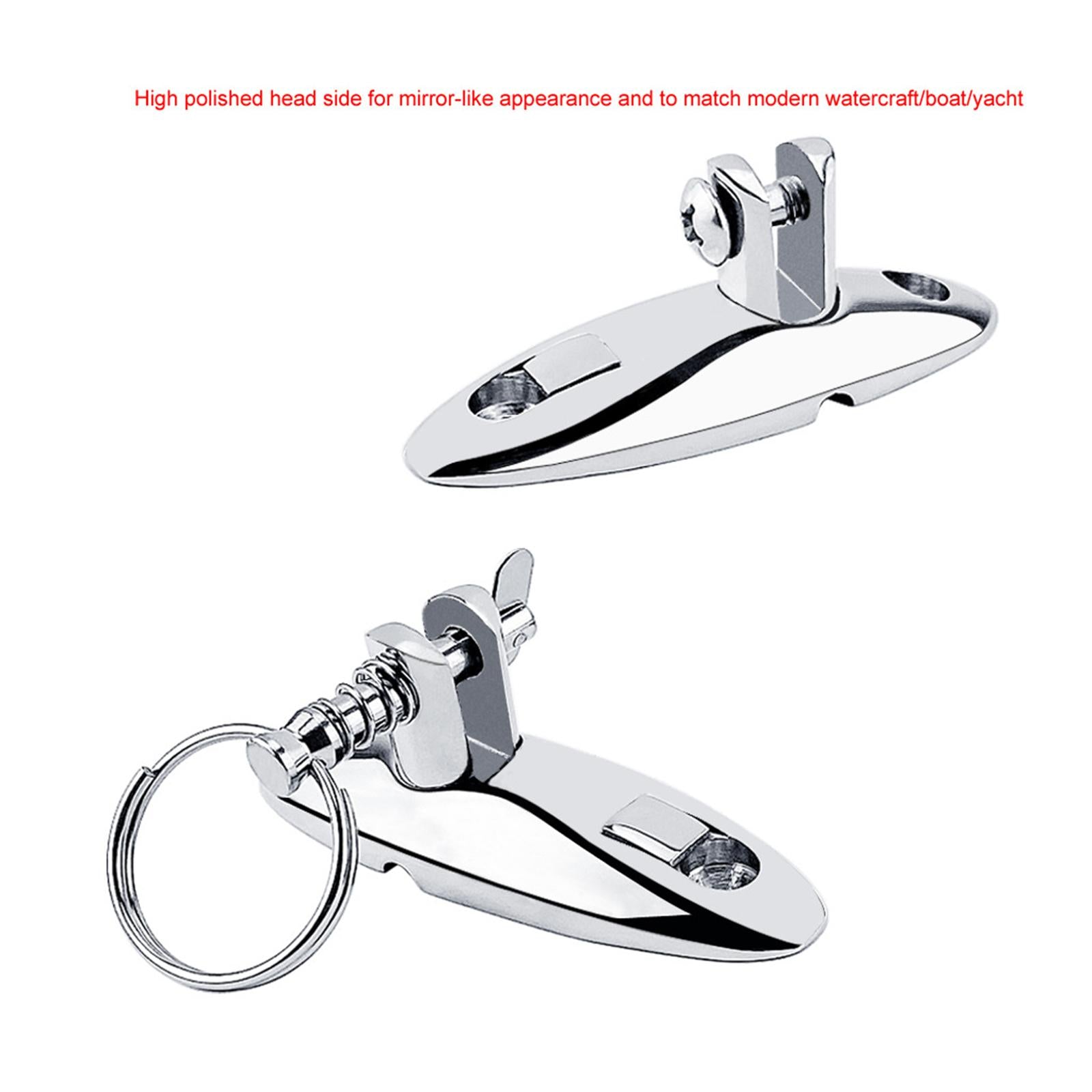 316 Steel Marine Deck Side Hinge for Bimini Boat Top Fitting  Screw version