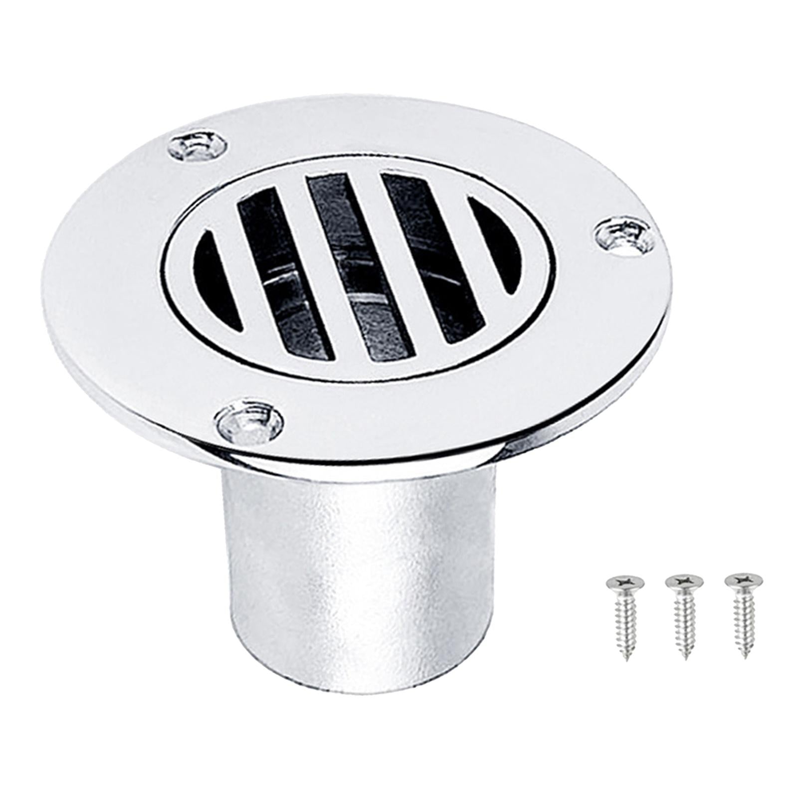 316 Stainless Steel Floor Drain Stable for Boat Deck Drainage Yacht Kayak