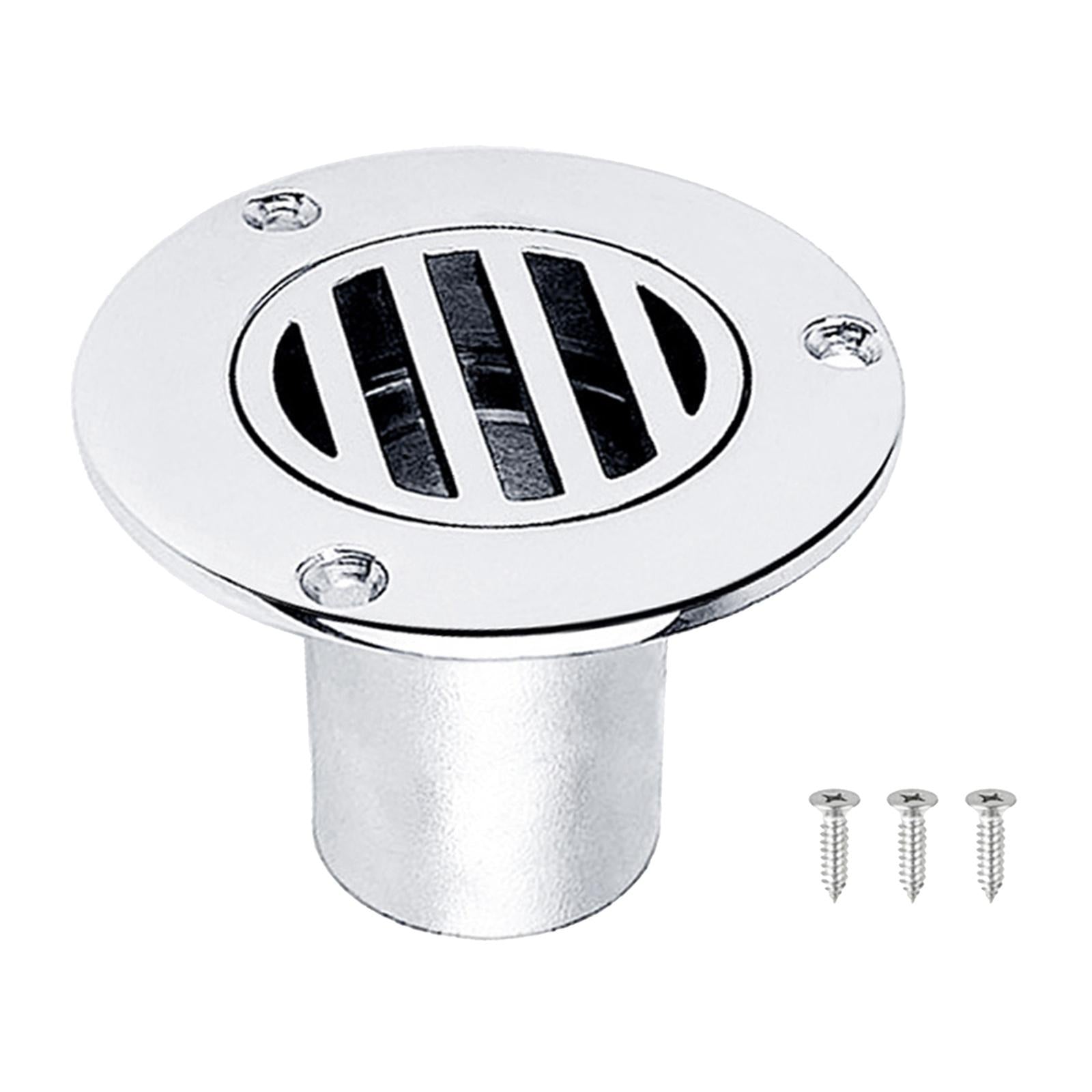 316 Stainless Steel Floor Drain Stable for Boat Deck Drainage Yacht Kayak