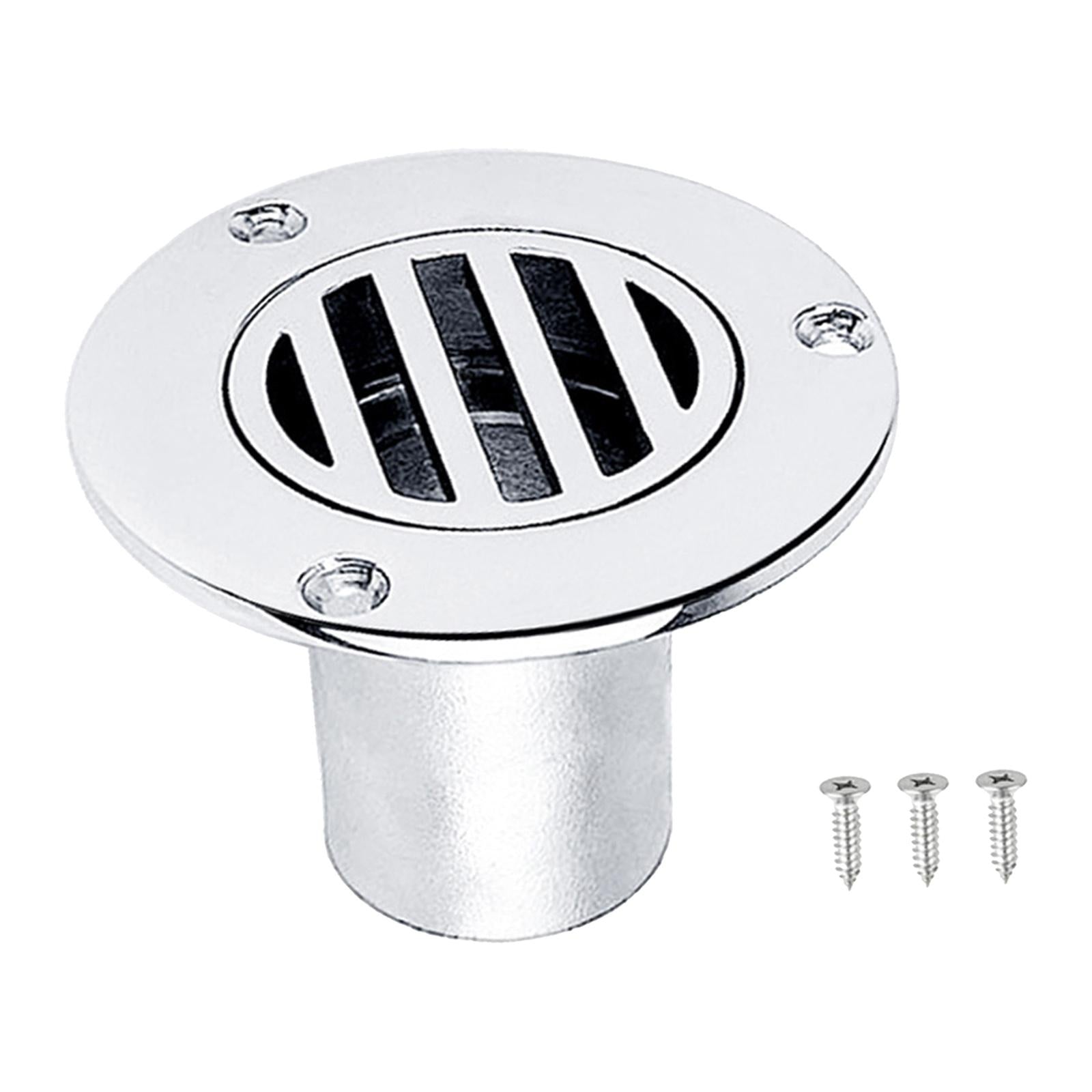 316 Stainless Steel Floor Drain Stable for Boat Deck Drainage Yacht Kayak