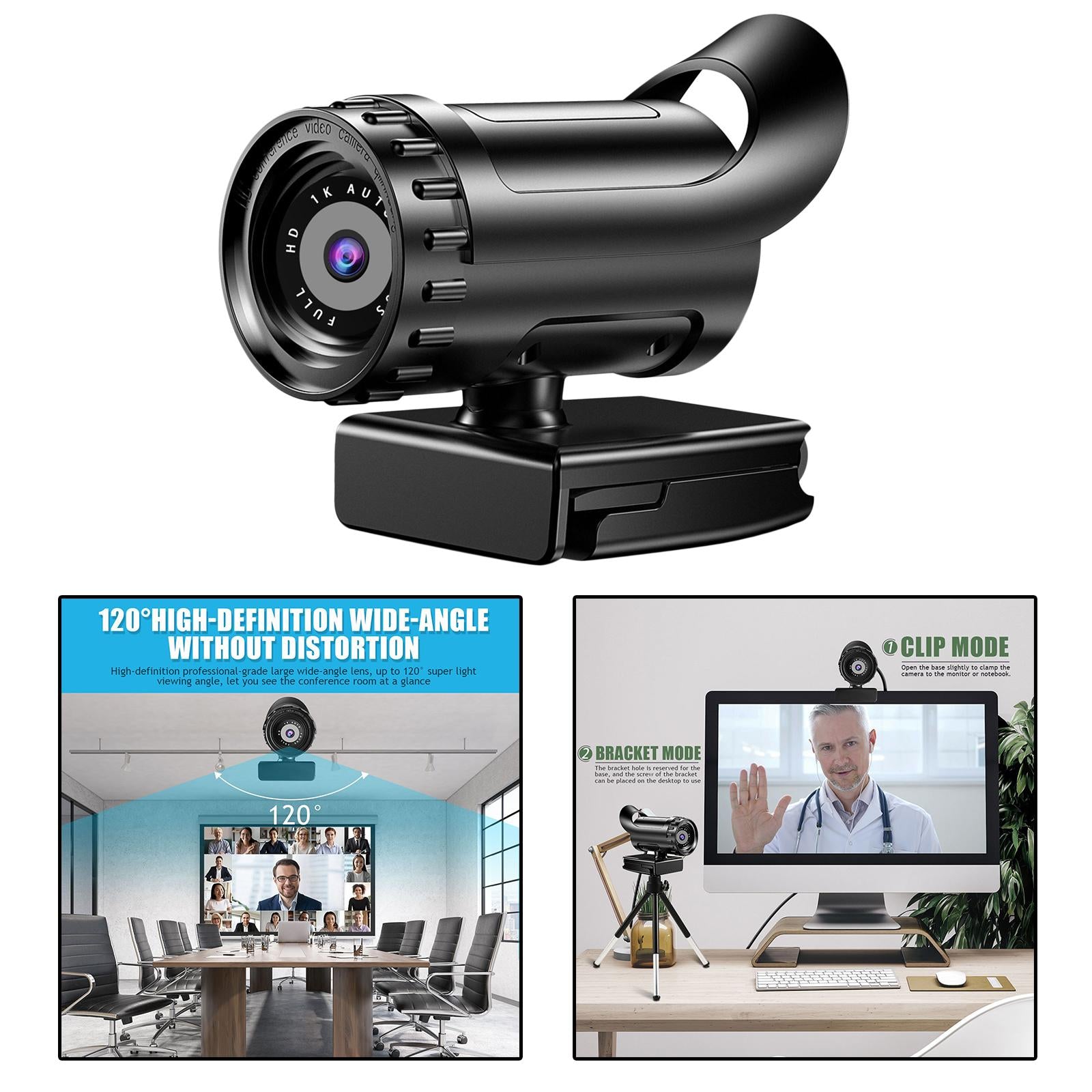 Full HD Webcam Auto Focus USB Camera Web Computer For Laptop PC 1080p 1K