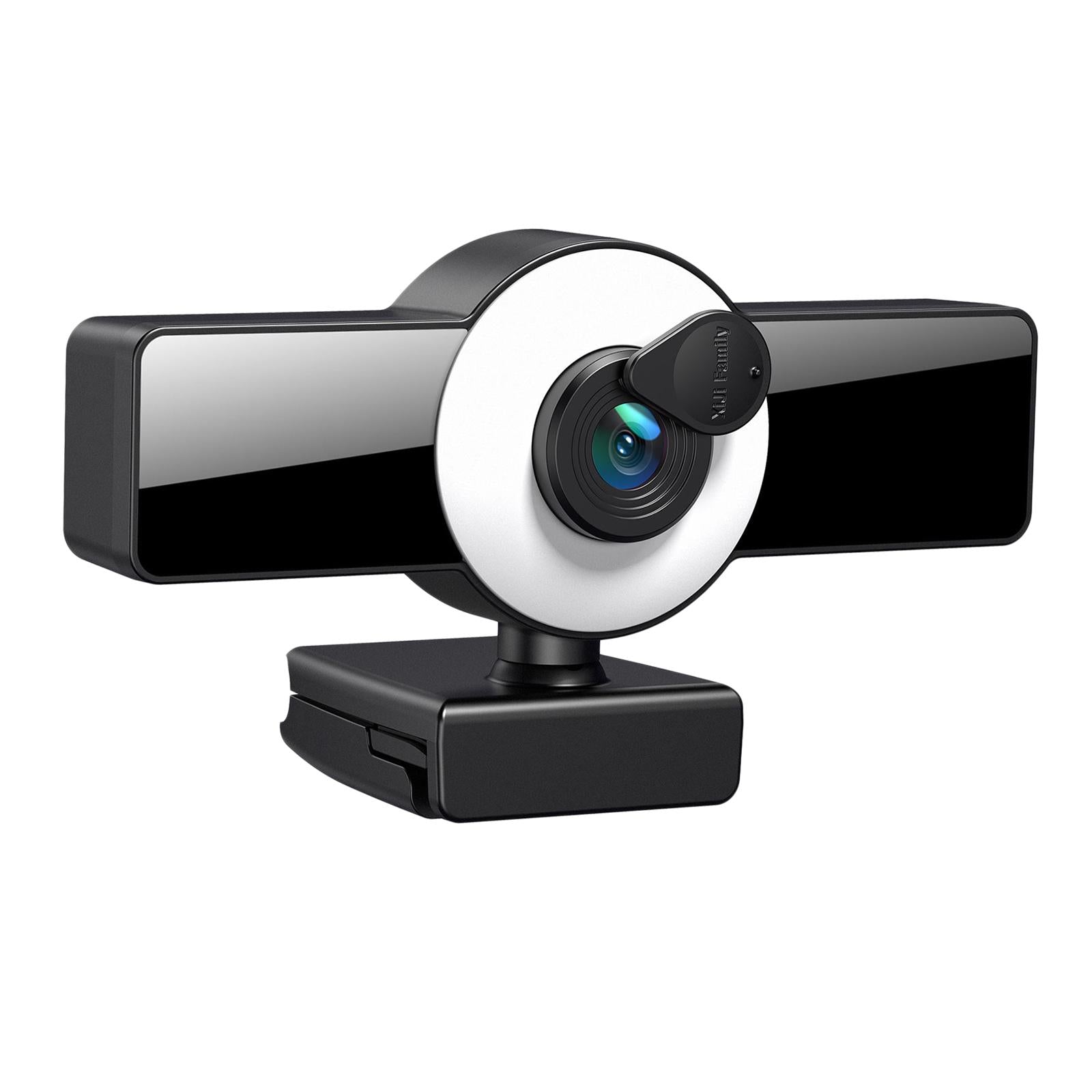 Webcam 120-degree Wide Angle for PC Video Calling Recording Live Streaming 1k