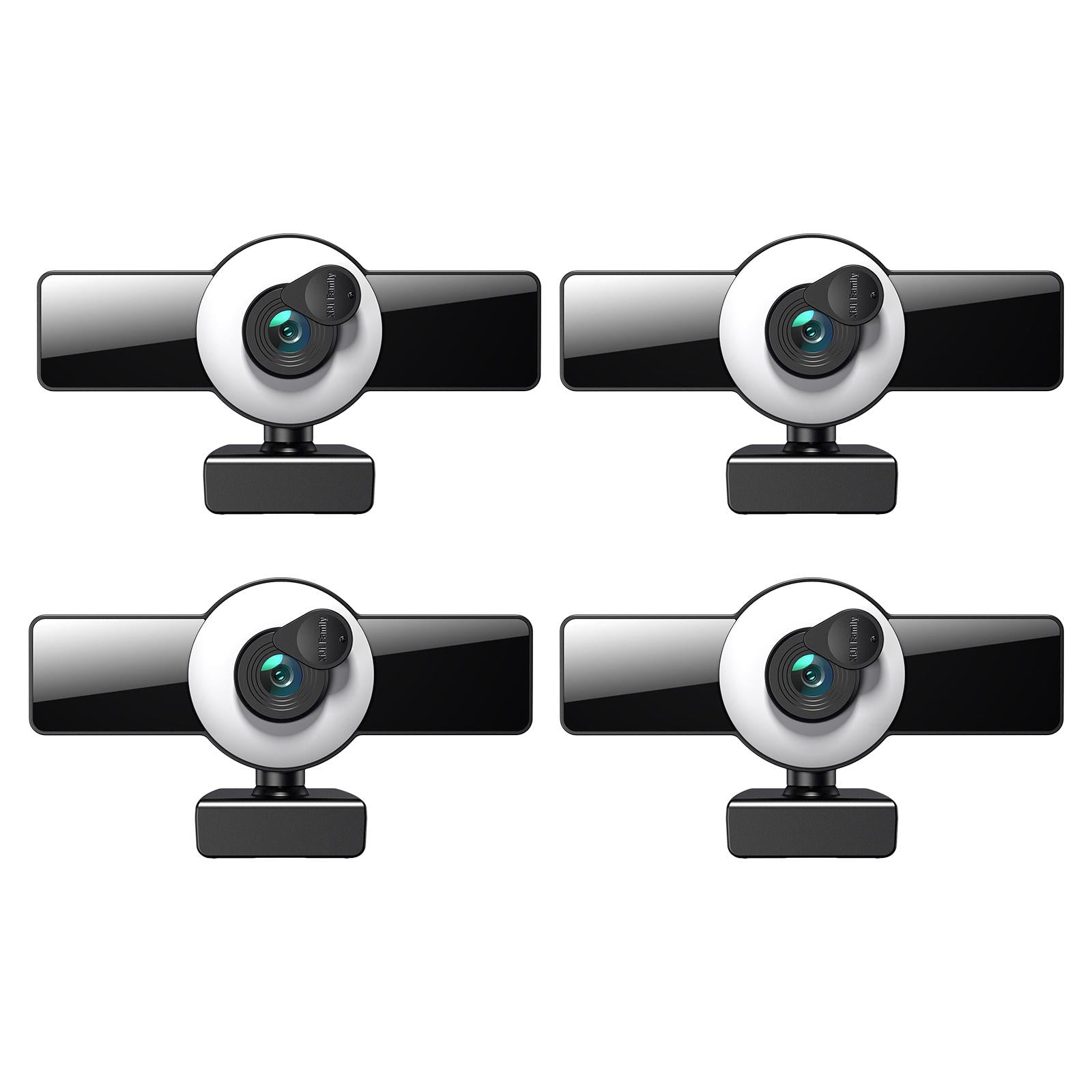 Webcam 120-degree Wide Angle for PC Video Calling Recording Live Streaming 1k