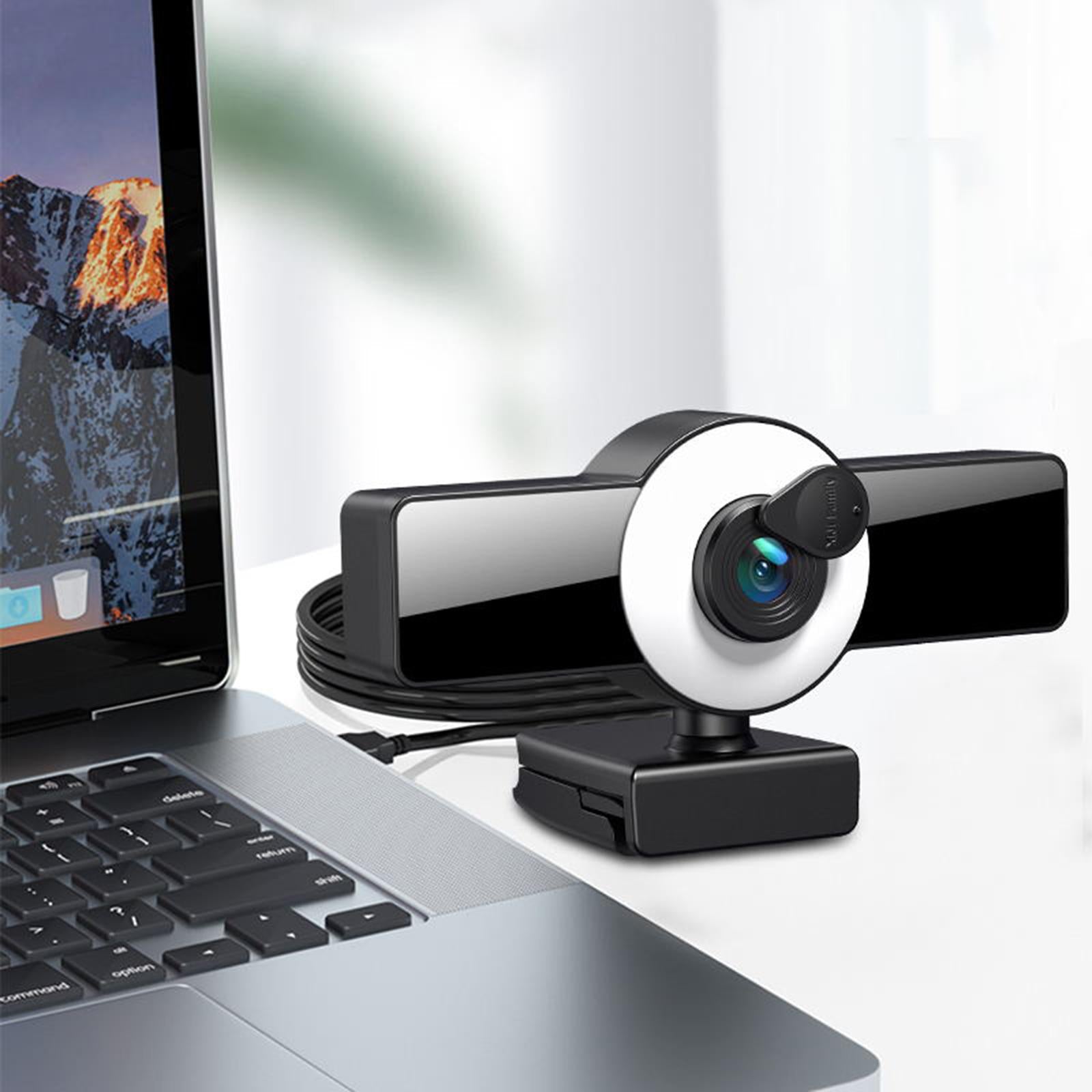 Webcam 120-degree Wide Angle for PC Video Calling Recording Live Streaming 1k