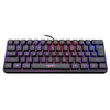 Gaming Mini Wired Keyboard RGB Backlit USB for Laptops Black keyboard