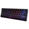 Gaming Mini Wired Keyboard RGB Backlit USB for Laptops Black keyboard