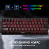 Gaming Mini Wired Keyboard RGB Backlit USB for Laptops Keyboard Mouse Combo