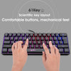 Gaming Mini Wired Keyboard RGB Backlit USB for Laptops Keyboard Mouse Combo