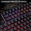 Gaming Mini Wired Keyboard RGB Backlit USB for Laptops Keyboard Mouse Combo