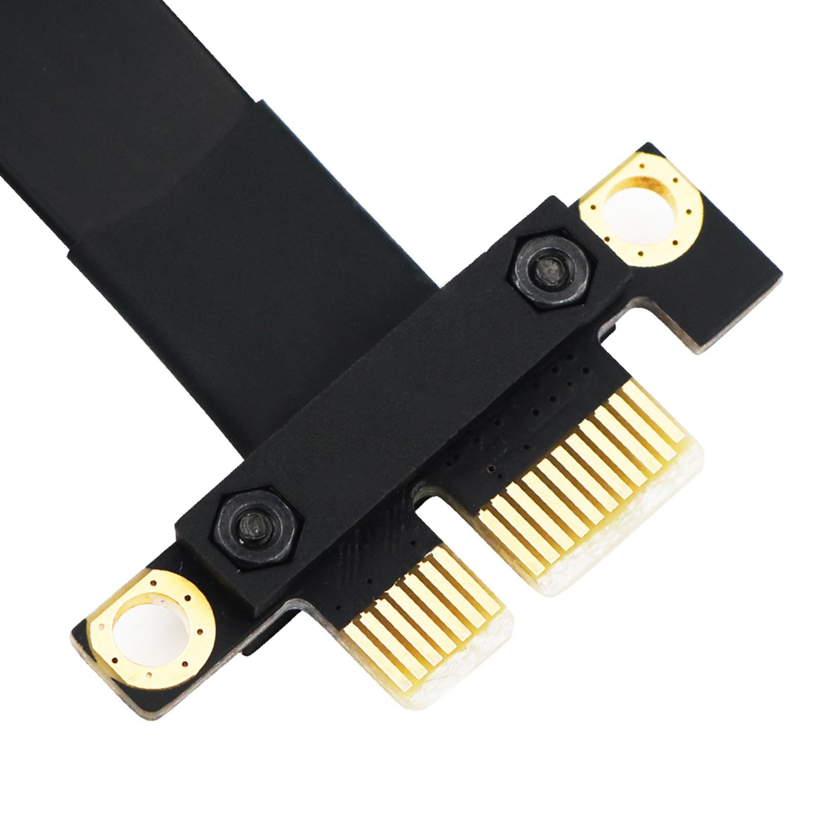 PCI-e PCI Express 36PIN 1X Extension cable Extender 90 Degree20cm magnet