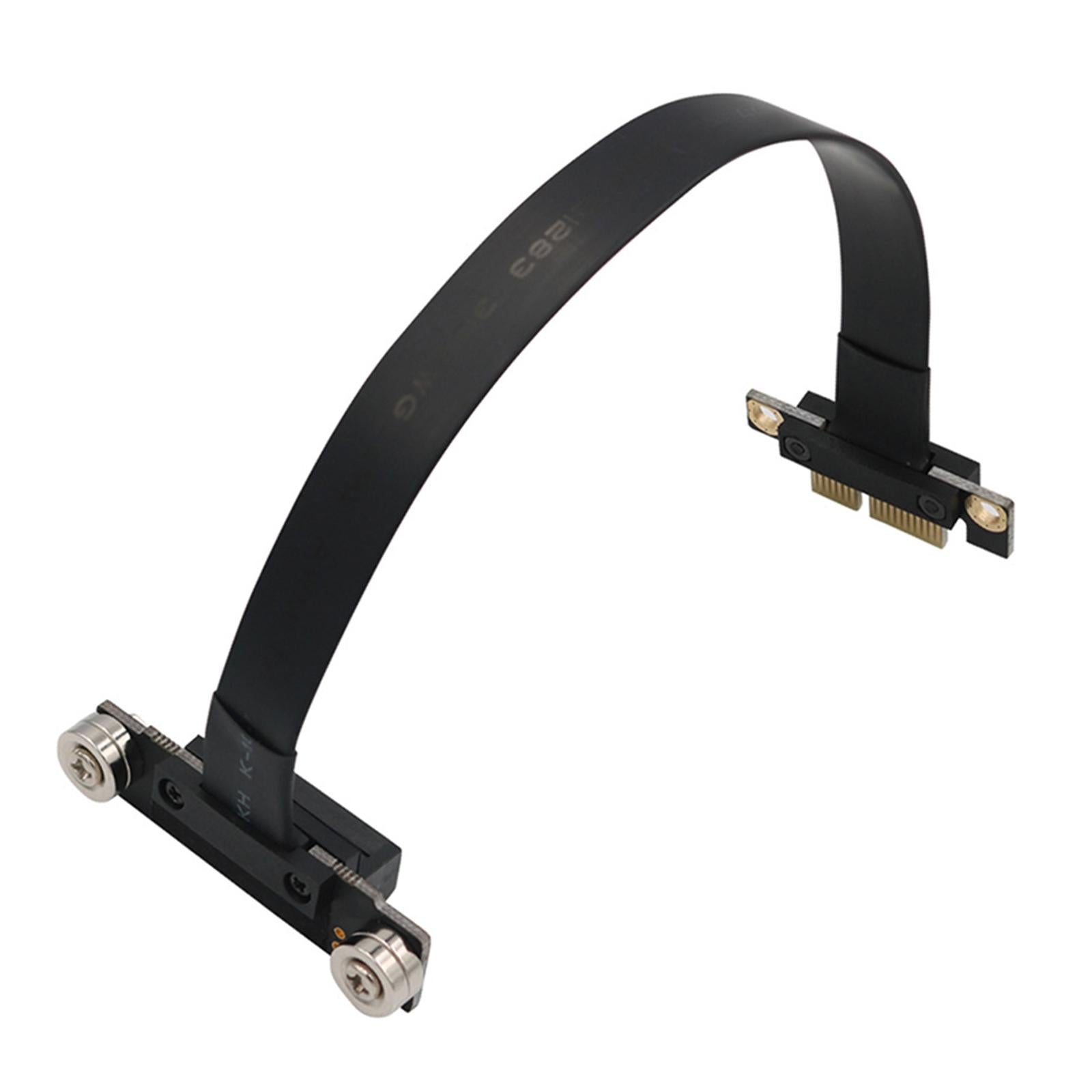 PCI-e PCI Express 36PIN 1X Extension cable Extender 90 Degree20cm magnet