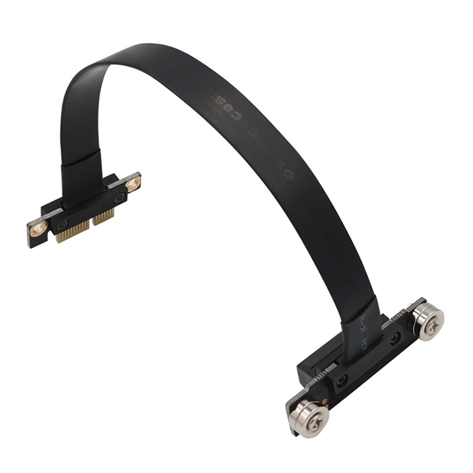 PCI-e PCI Express 36PIN 1X Extension cable Extender 90 Degree20cm magnet