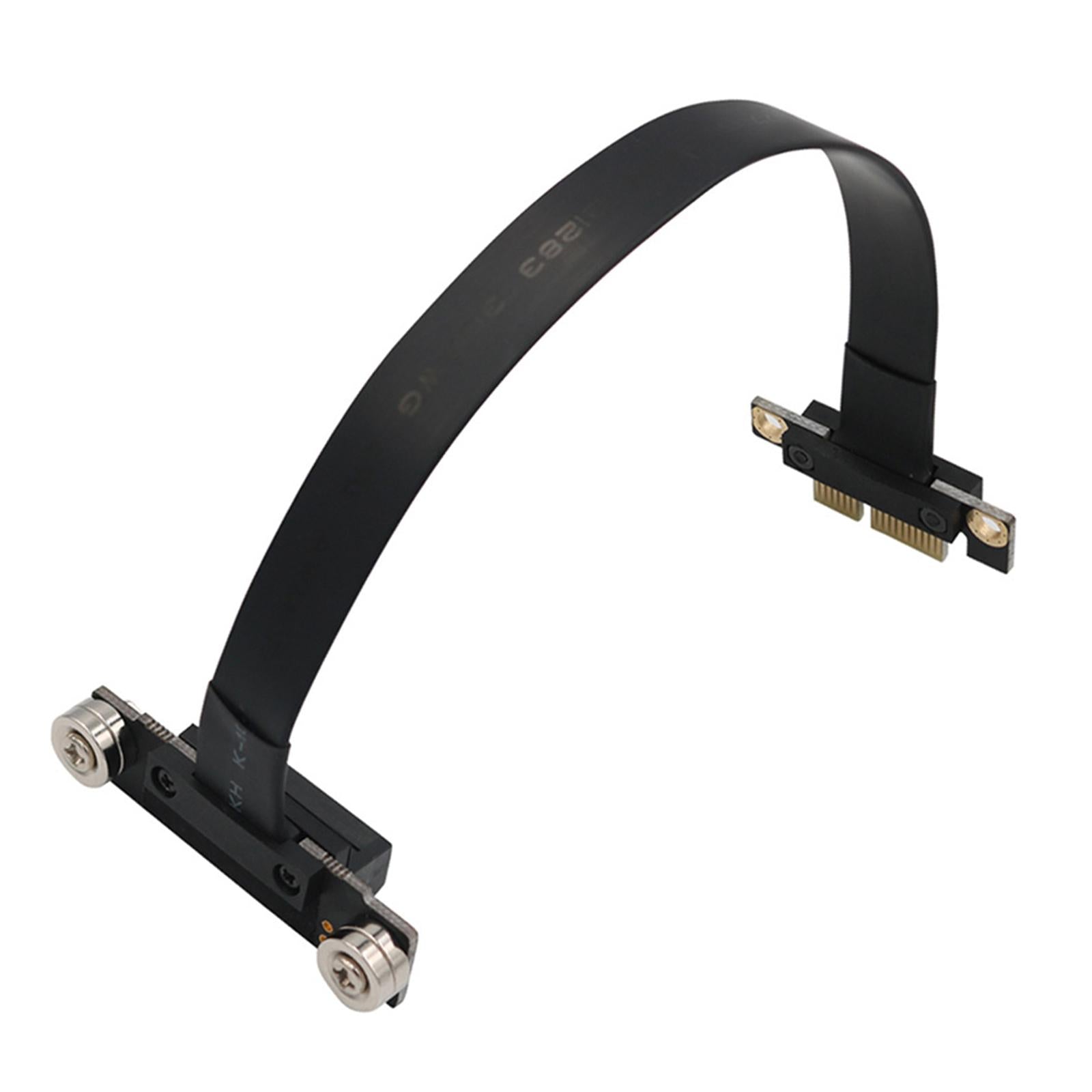 PCI-e PCI Express 36PIN 1X Extension cable Extender 90 Degree20cm magnet