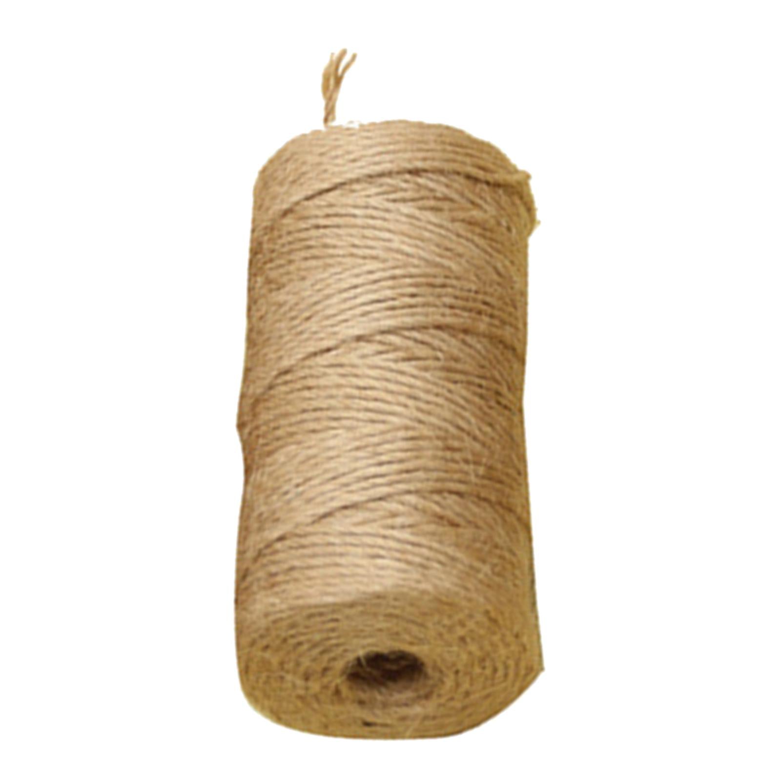 Natural Jute Twine String Durable Packing String  2mm 656 Feet