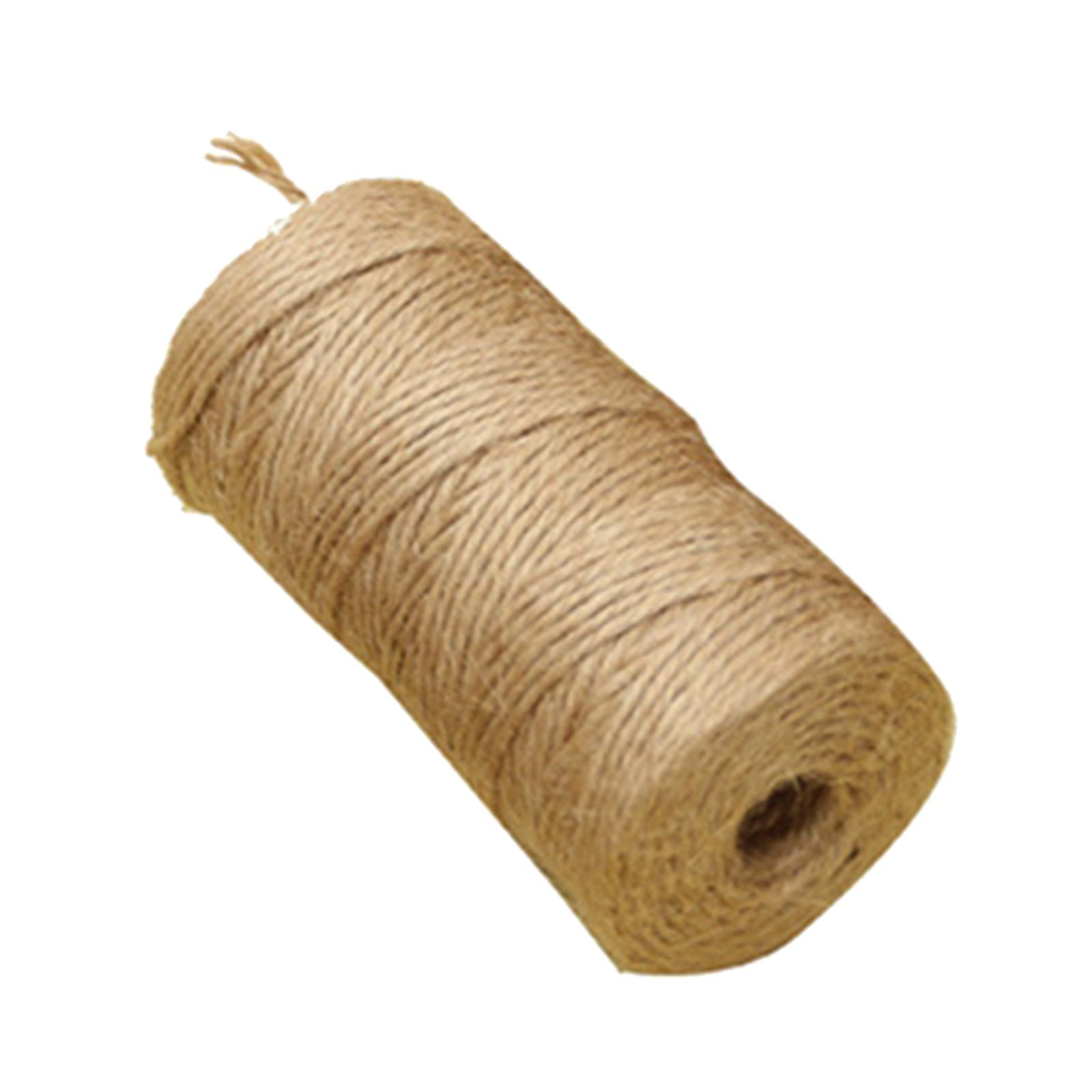 Natural Jute Twine String Durable Packing String  2mm 656 Feet