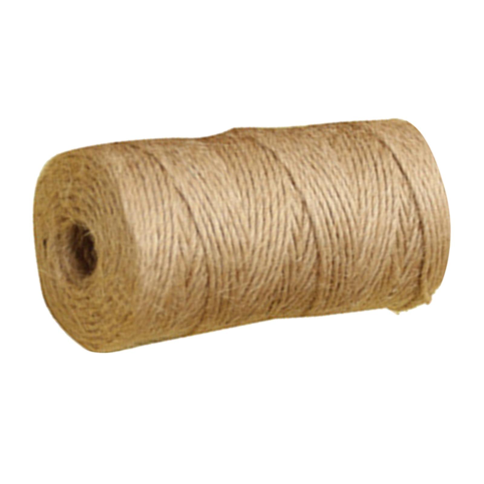 Natural Jute Twine String Durable Packing String  2mm 656 Feet