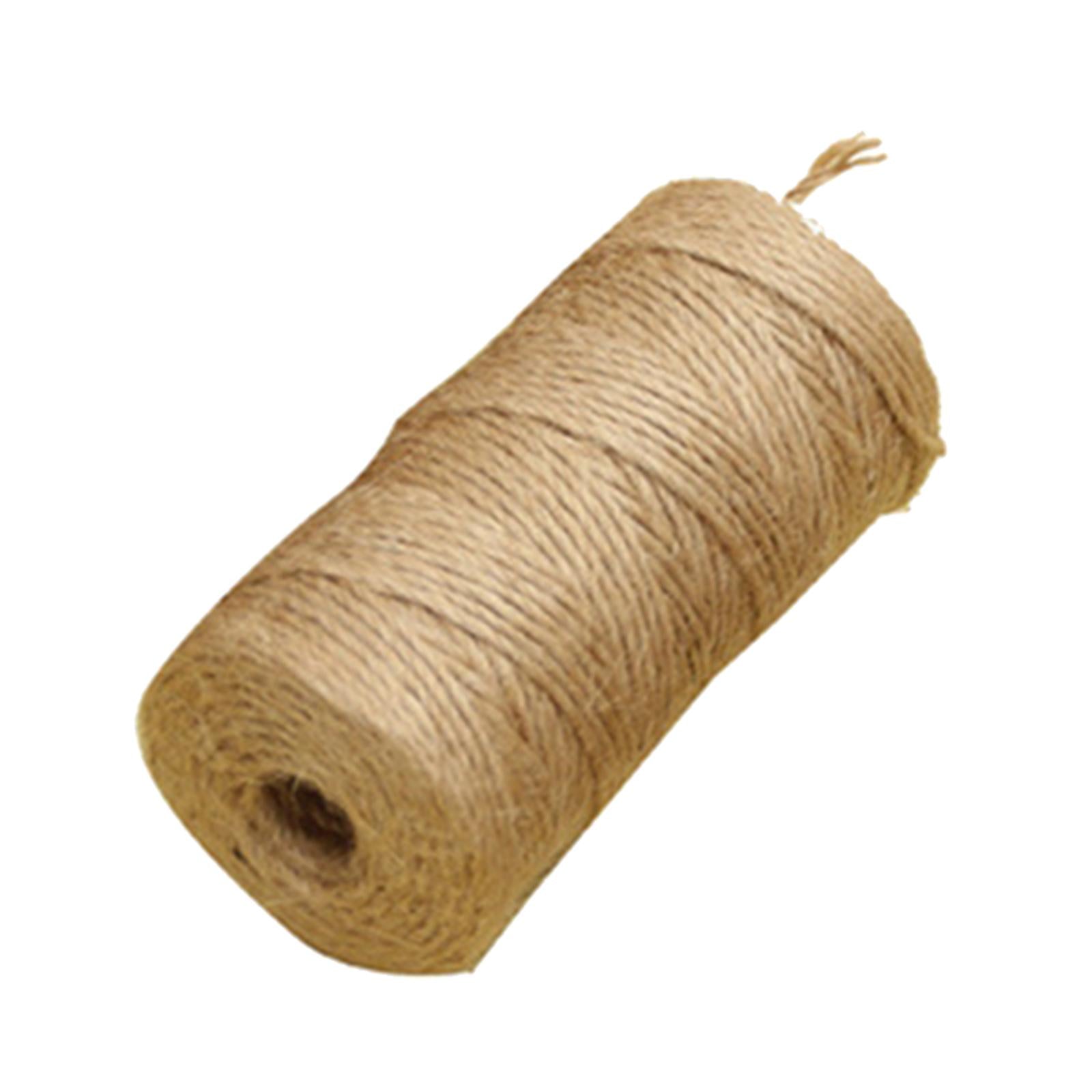 Natural Jute Twine String Durable Packing String  2mm 656 Feet