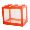 Aquarium Fish Tank Mini Building Blocks Spider Box Home Decor Red