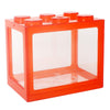 Aquarium Fish Tank Mini Building Blocks Spider Box Home Decor Red