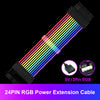 GPU Cable Motherboard Extension RGB Cable Power Supply Cable PC24PIN