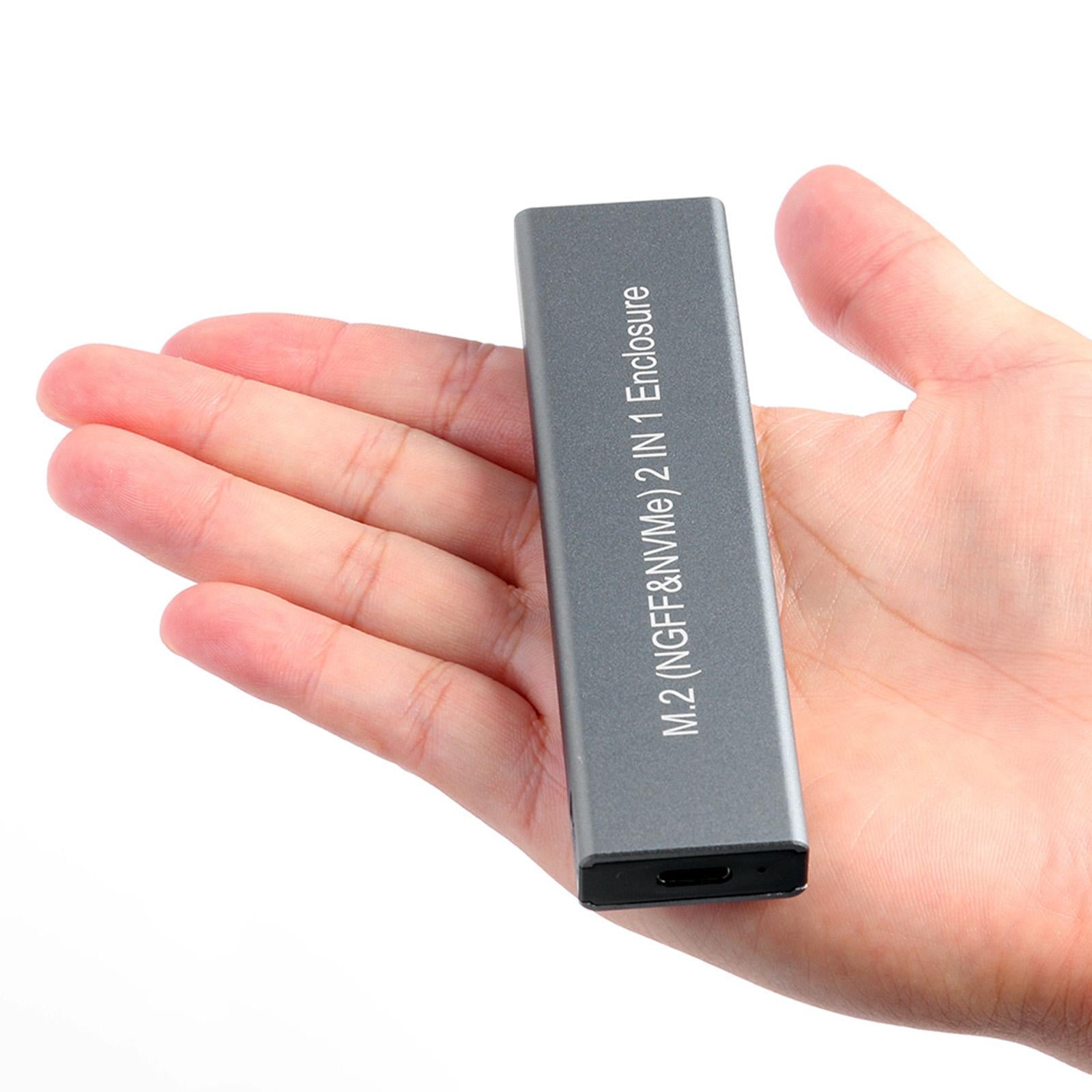 M.2 NVME to USB 3.1 Enclosure Adapter for 2230/42/60/80 NVMe SSD 2TB 10Gbps