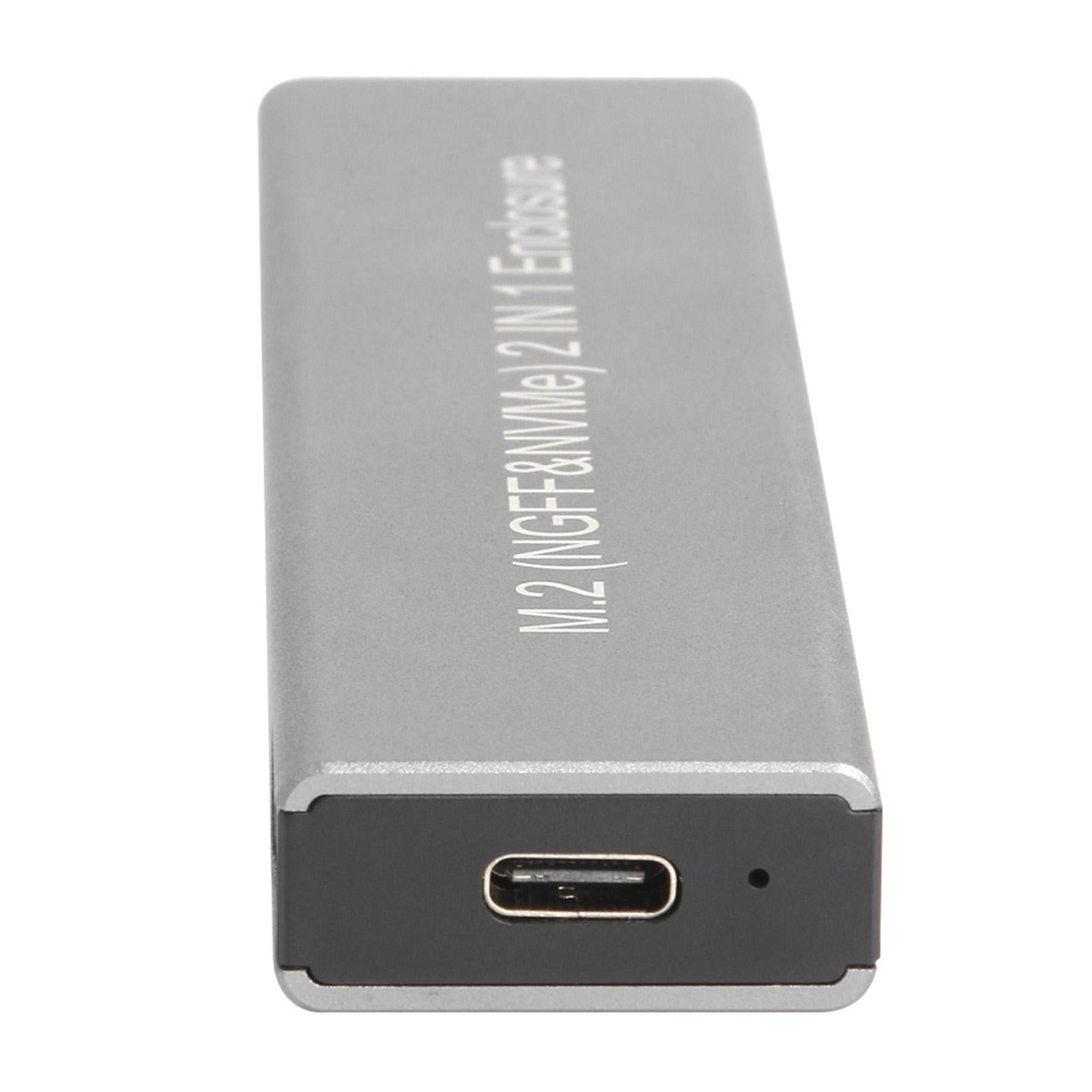 M.2 NVME to USB 3.1 Enclosure Adapter for 2230/42/60/80 NVMe SSD 2TB 10Gbps