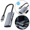 USB C to Display Multiport 3 in 1 Adapter for MacBook Pro Tablet Projector