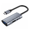 USB C to Display Multiport 3 in 1 Adapter for MacBook Pro Tablet Projector