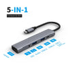 USB C Hub 5 in 1 USB 3.0 Port 3.5mm Audio Port 60W PD Charger for HP/XPS/PC