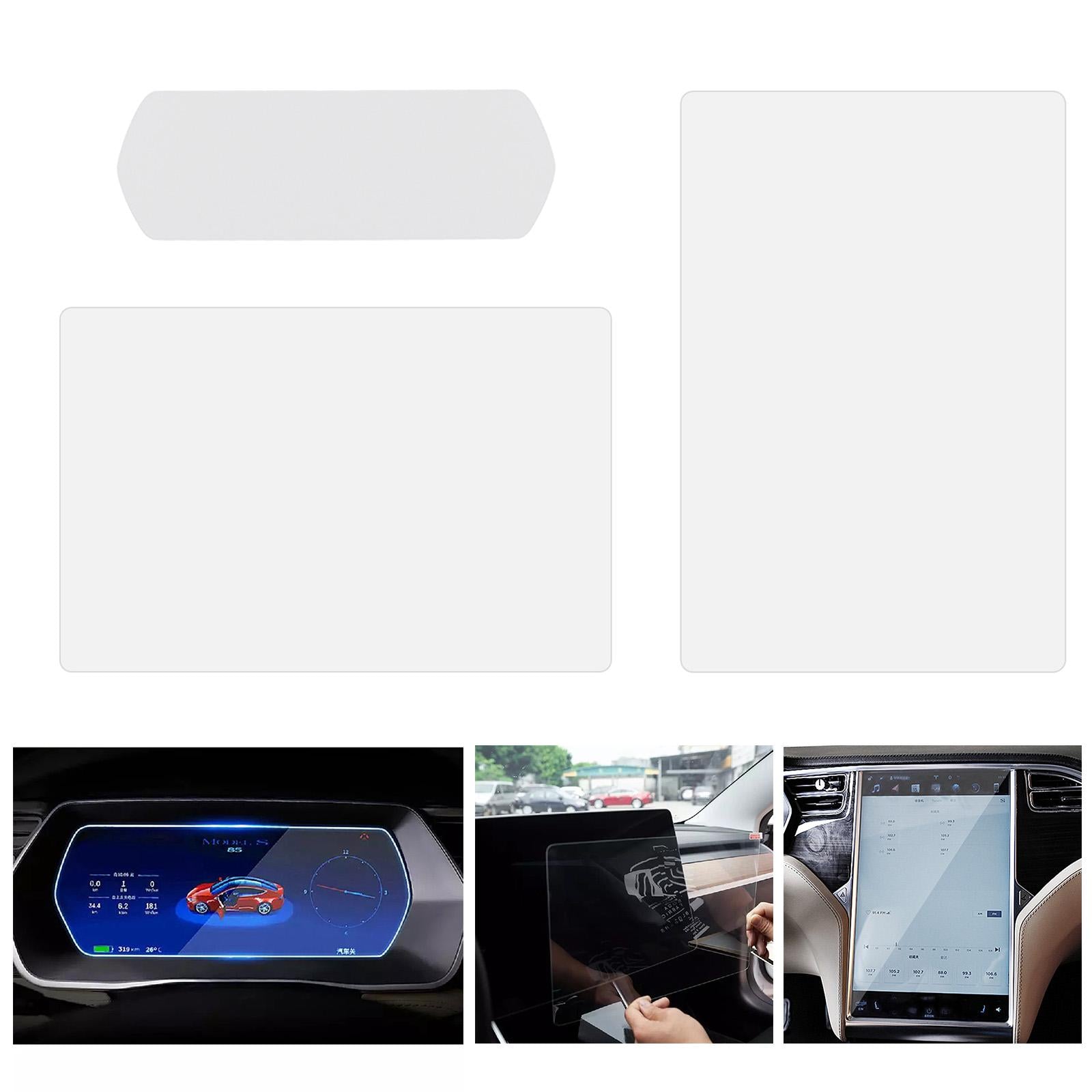 9H Center Control 13"/15"/17" Screen Tempered Film for Tesla Model 3 X 15inch HD