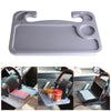 Car Steering Wheel Tray Table for Constant Travelers Notebook Laptop Tablet Gray