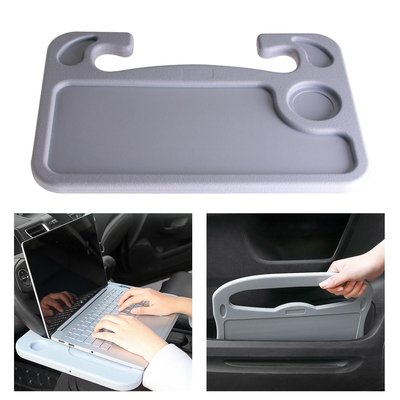 Car Steering Wheel Tray Table for Constant Travelers Notebook Laptop Tablet Gray