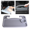 Car Steering Wheel Tray Table for Constant Travelers Notebook Laptop Tablet Gray