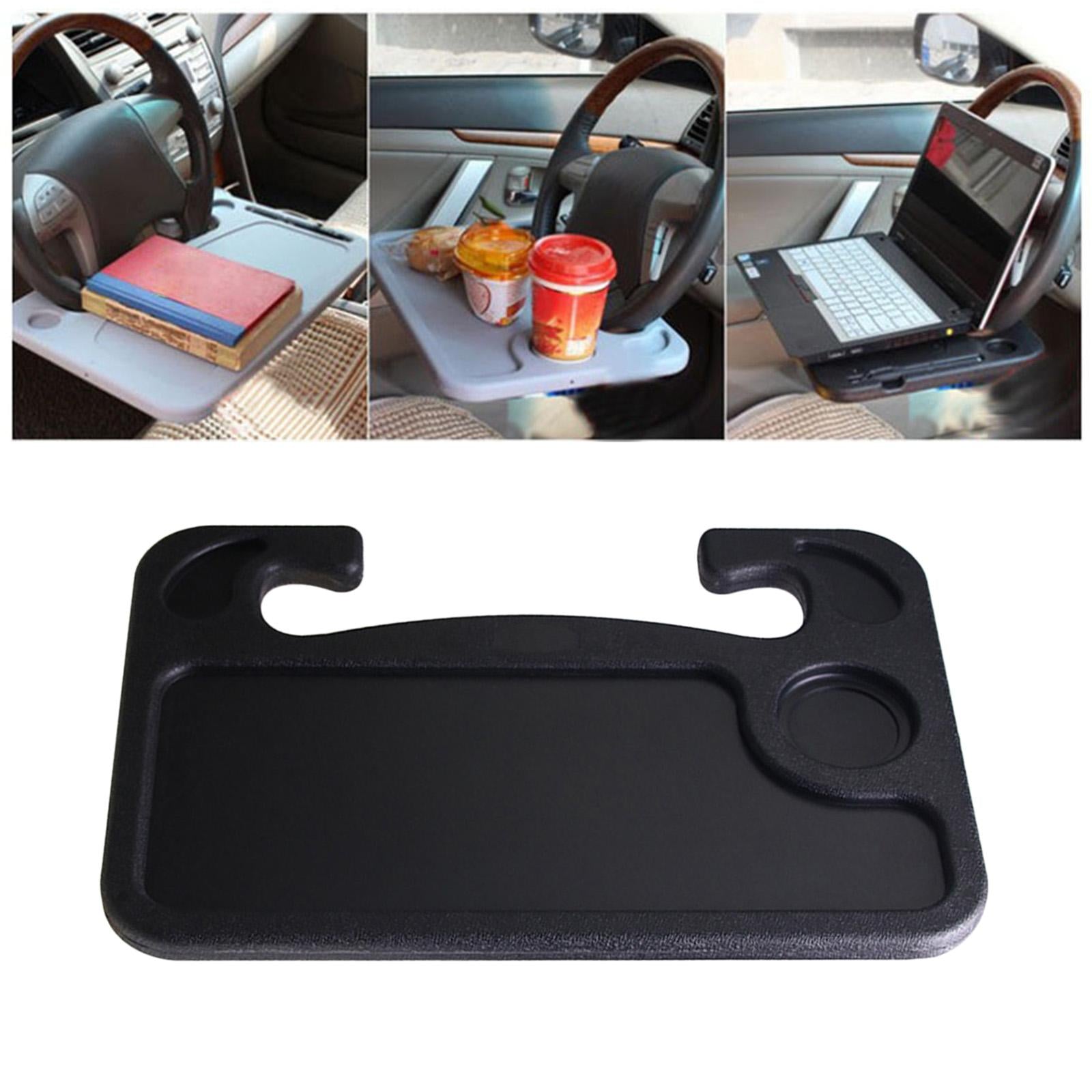 Car Steering Wheel Tray Table for Constant Travelers Notebook Laptop Tablet Black