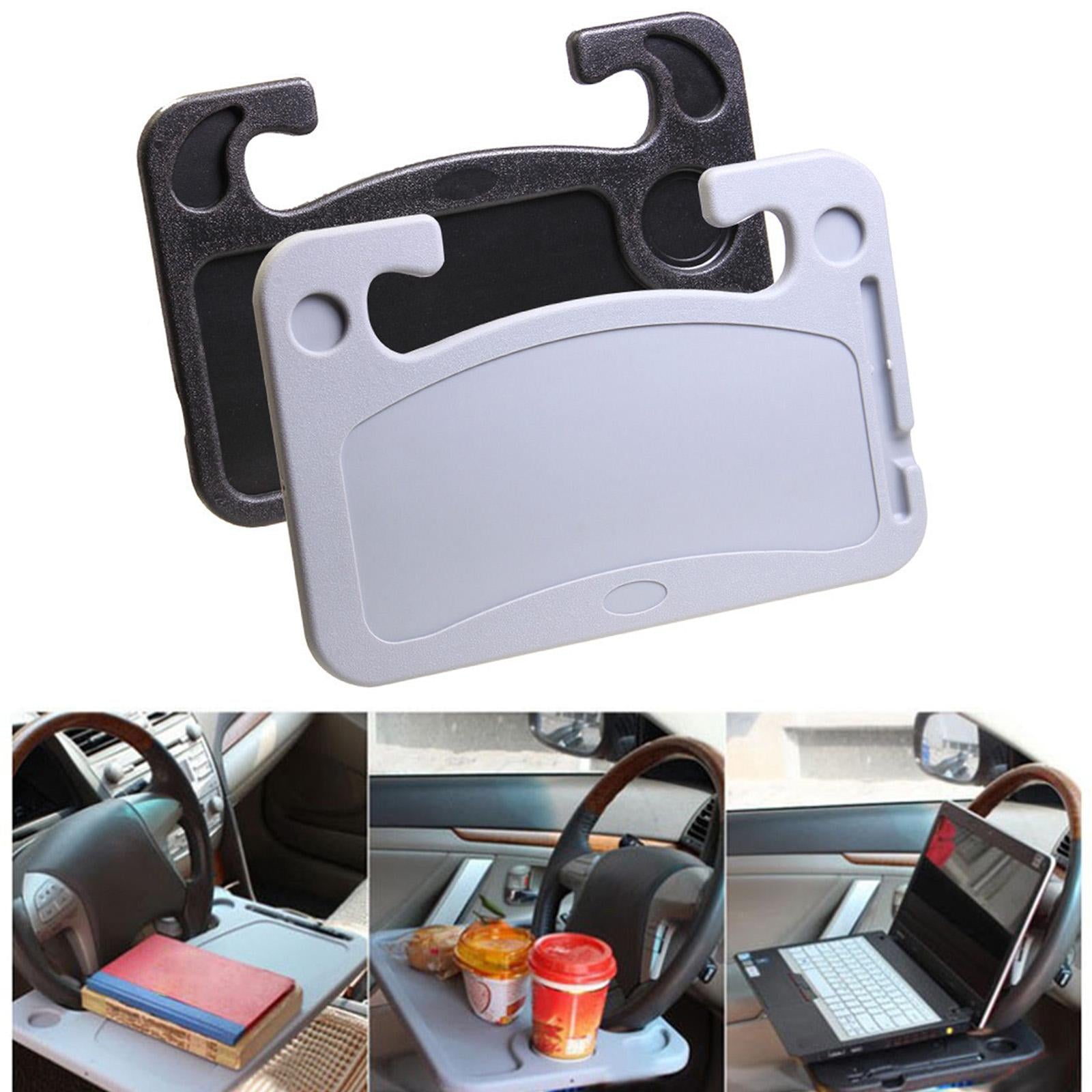 Car Steering Wheel Tray Table for Constant Travelers Notebook Laptop Tablet Black