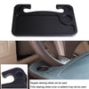 Car Steering Wheel Tray Table for Constant Travelers Notebook Laptop Tablet Black