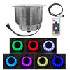 LED Light Stainless Steel Drink Cup Holder with Remote for Marine Boat Car