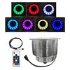 LED Light Stainless Steel Drink Cup Holder with Remote for Marine Boat Car