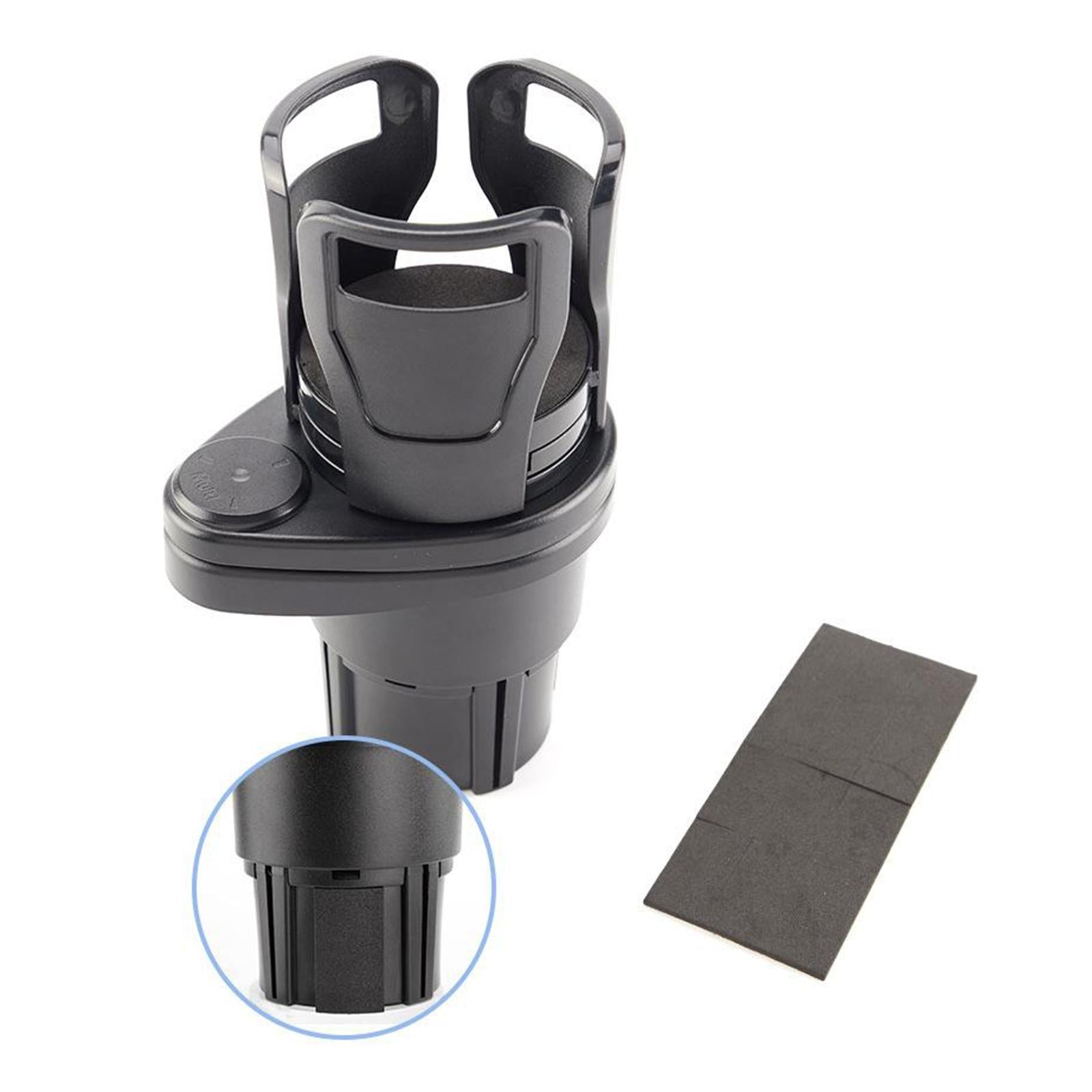 Universal Car Cup Holder 2in1 Dual Adjustable Cup Mount Extender Organizer