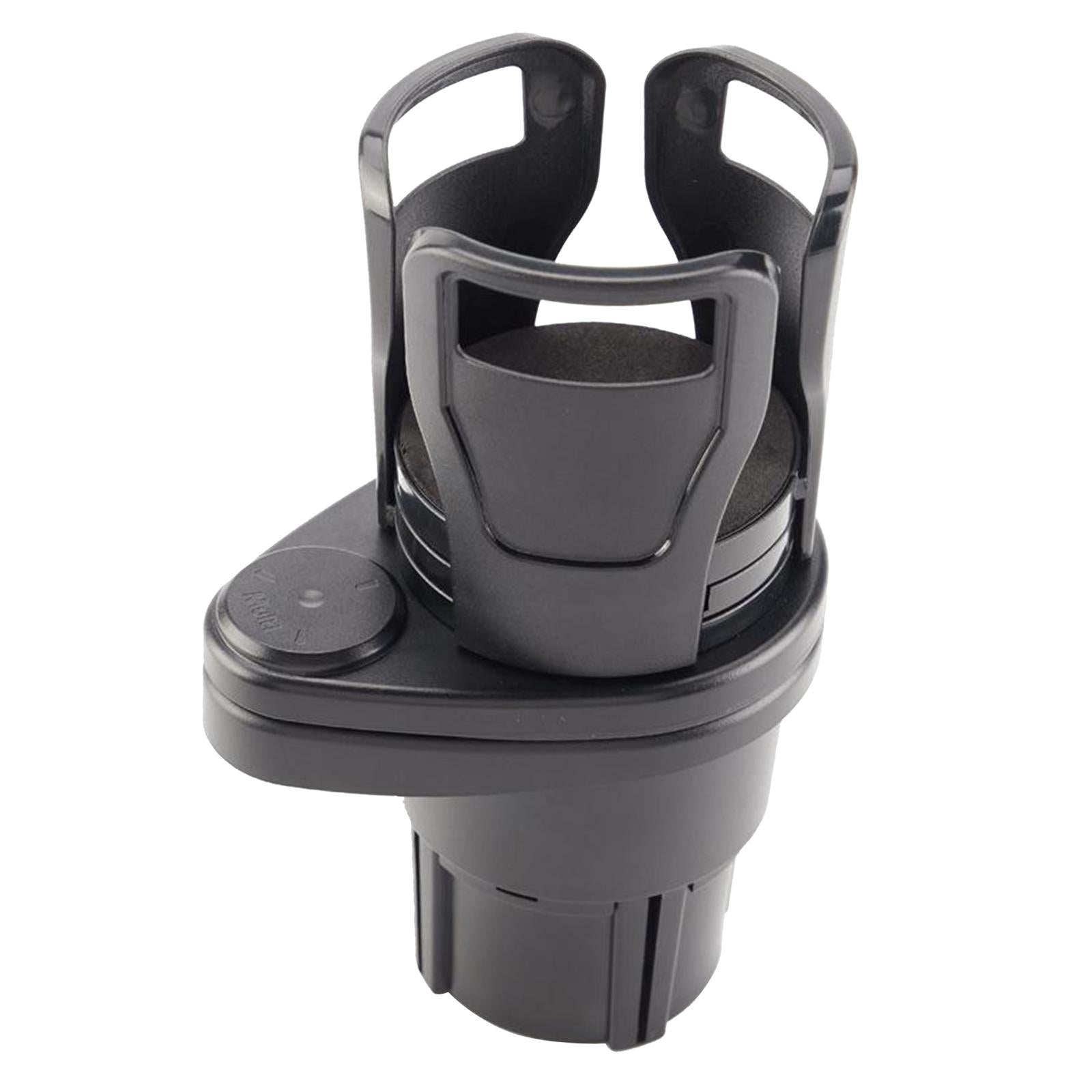 Universal Car Cup Holder 2in1 Dual Adjustable Cup Mount Extender Organizer