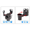 Universal Car Cup Holder 2in1 Dual Adjustable Cup Mount Extender Organizer