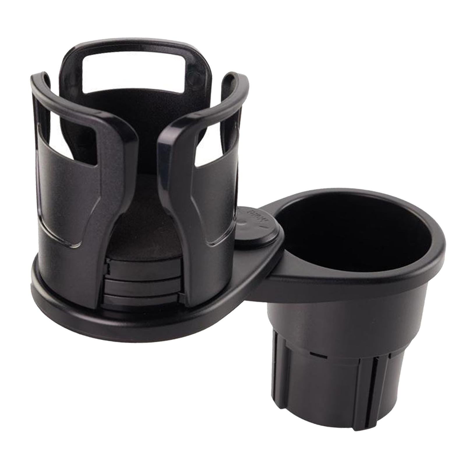 Universal Car Cup Holder 2in1 Dual Adjustable Cup Mount Extender Organizer