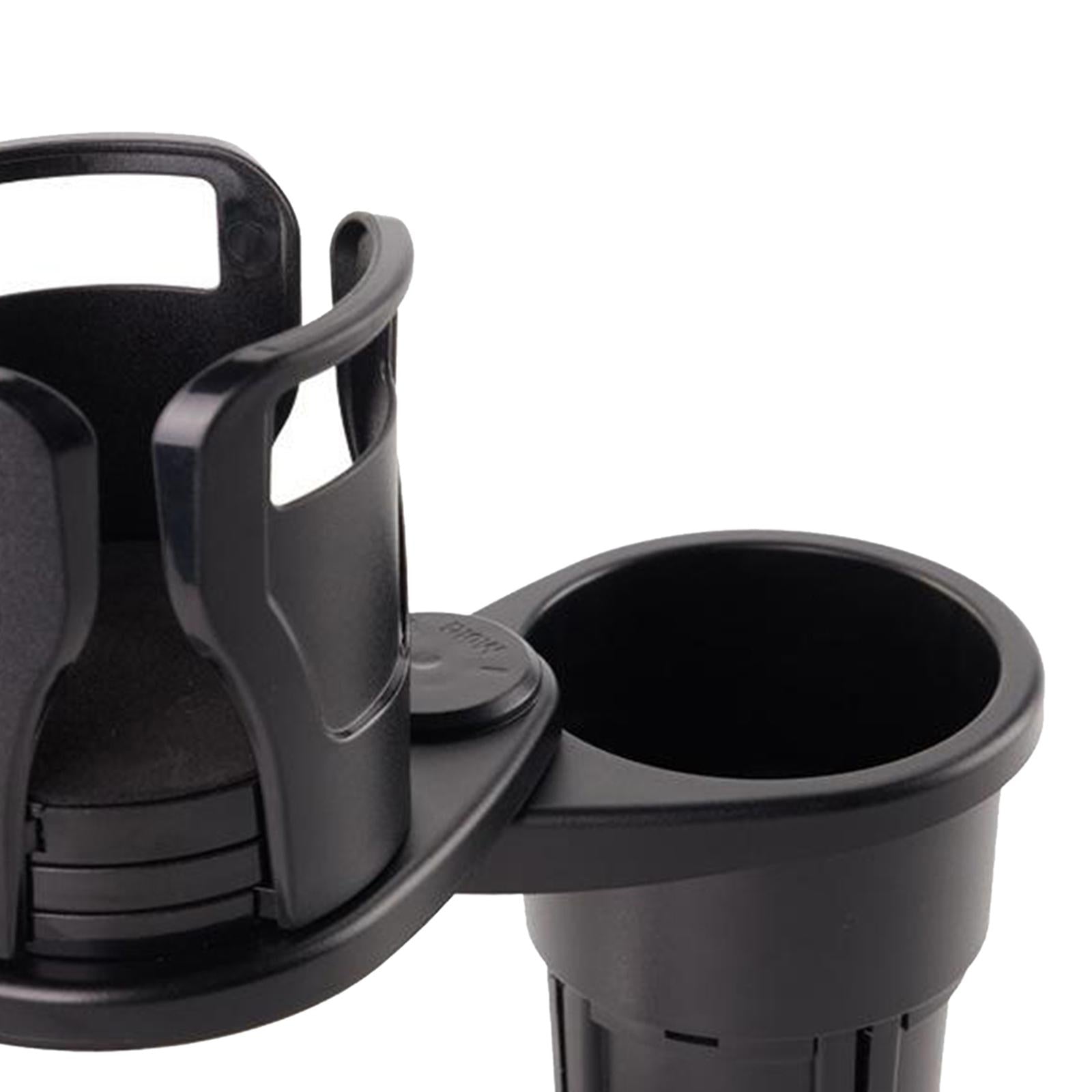 Universal Car Cup Holder 2in1 Dual Adjustable Cup Mount Extender Organizer